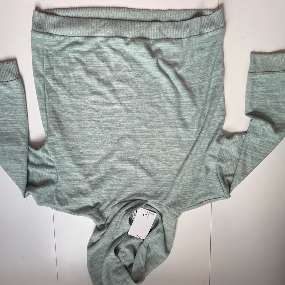magaschoni teal sweater